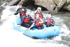 My family rafting with SOAR. 