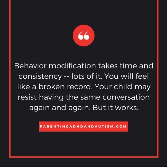 Behavior modification quote