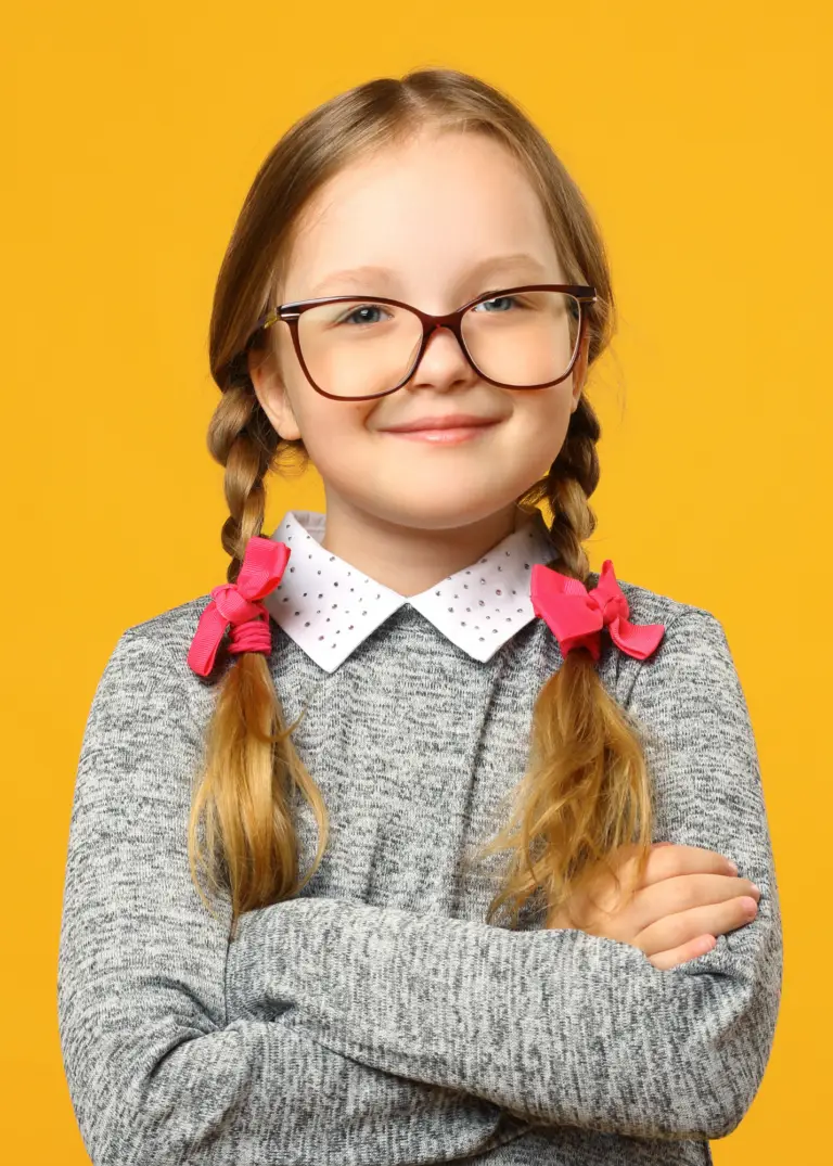 girl glasses braids confident VERTICAL