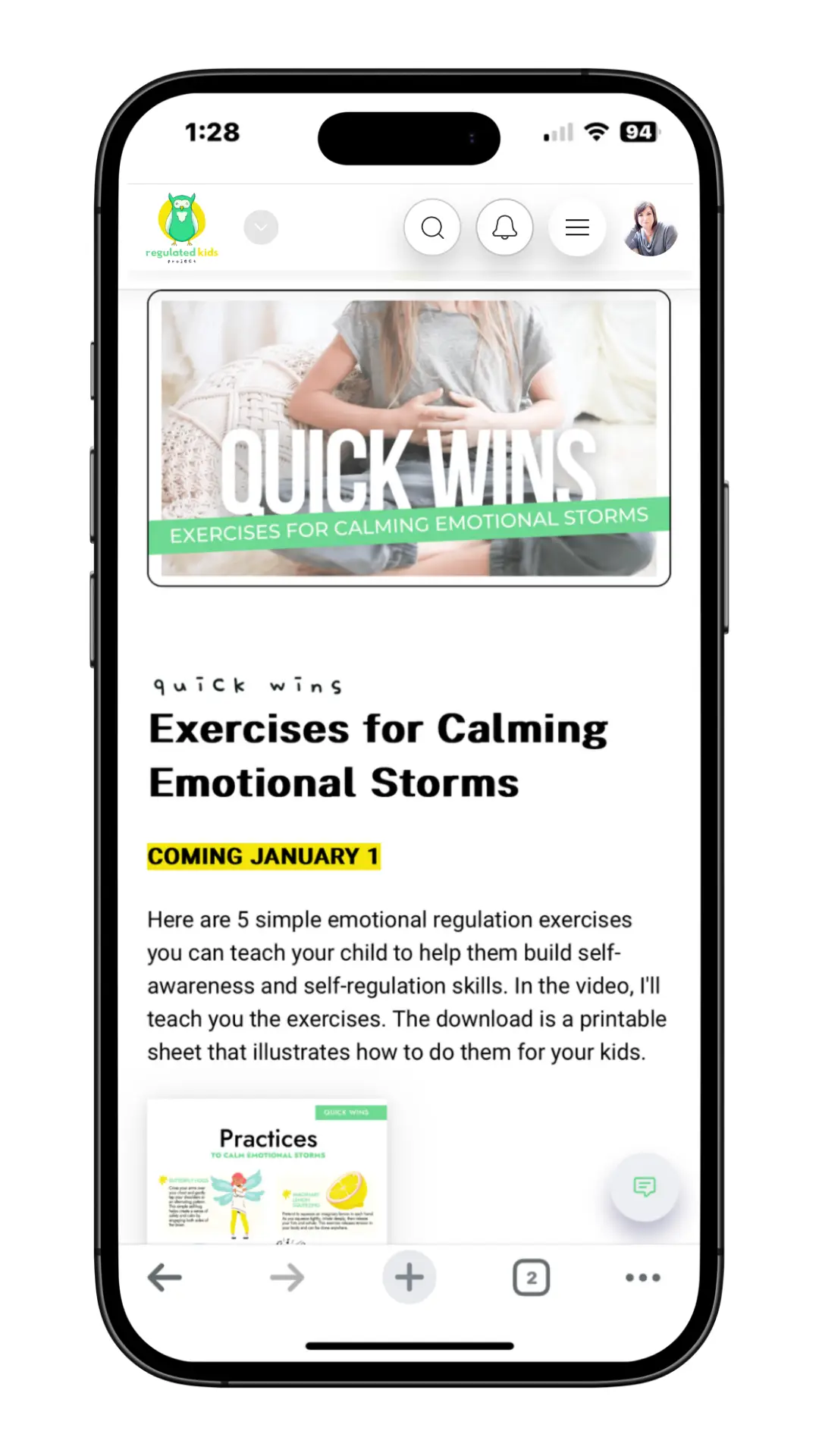 Quick Wins on phone - RKP