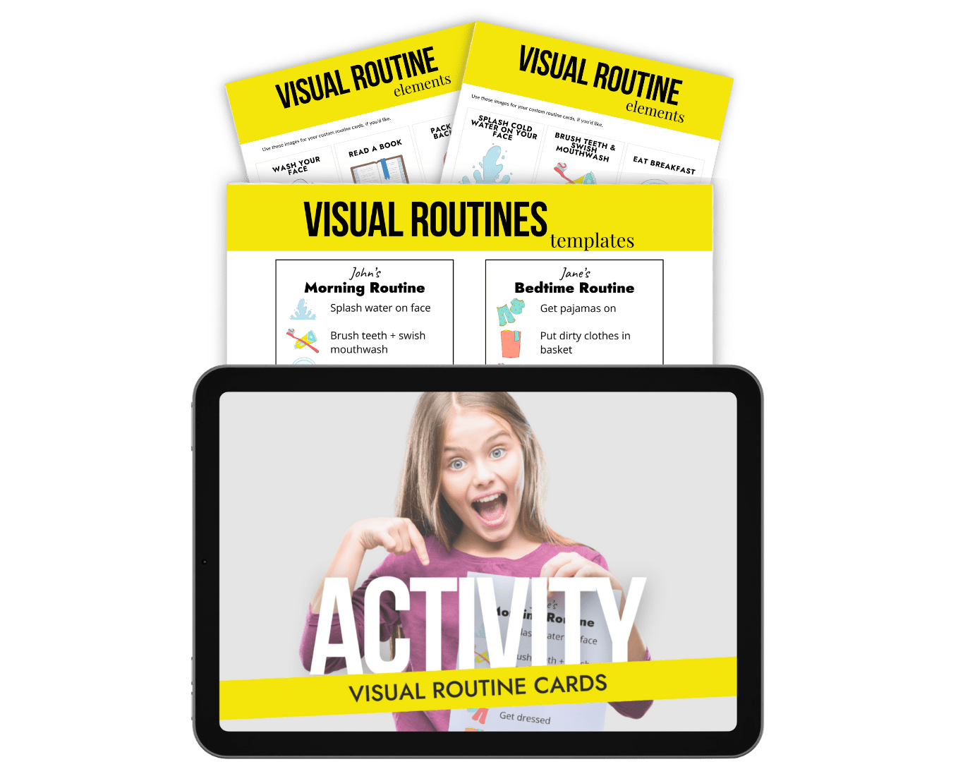 contents- ACTIVITY - Visual Routine Cards